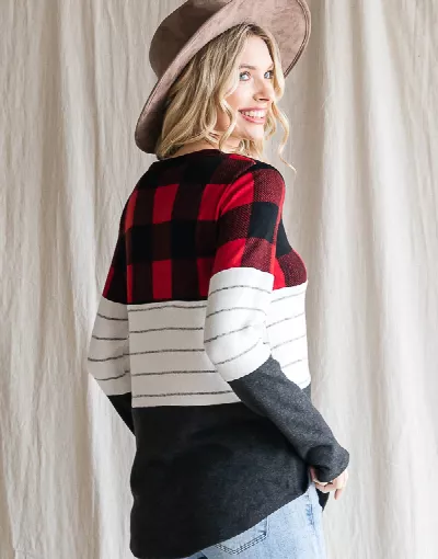 Color Block Long Sleeve